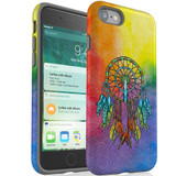 For Apple iPhone SE 5G (2022)/SE (2020)/8/7 Case, Protective Back Cover, Colourful Dreamcatcher | iCoverLover Australia