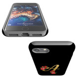 For Apple iPhone SE 5G (2022)/SE (2020)/8/7 Case, Protective Back Cover, Embellished Letter A | iCoverLover Australia