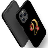 For iPhone 12/12 Pro Case, Protective Back Cover, Embellished Letter D | iCoverLover Australia