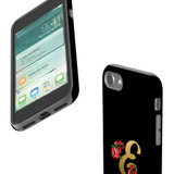 For Apple iPhone SE 5G (2022)/SE (2020)/8/7 Case, Protective Back Cover, Embellished Letter E | iCoverLover Australia