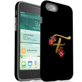 For Apple iPhone SE 5G (2022)/SE (2020)/8/7 Case, Protective Back Cover, Embellished Letter F | iCoverLover Australia