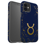For iPhone 12 mini Case, Protective Back Cover, Taurus Sign | iCoverLover Australia