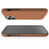 For iPhone 12 Pro Max Case, Protective Back Cover, Brown | iCoverLover Australia