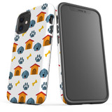 For iPhone 12/12 Pro Case, Protective Back Cover, dog pattern | iCoverLover Australia