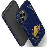 For iPhone 12 Pro Max Case, Protective Back Cover, Taurus Drawing | iCoverLover Australia