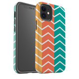 For iPhone 12/12 Pro Case, Protective Back Cover, Zigzag colorful Pattern | iCoverLover Australia