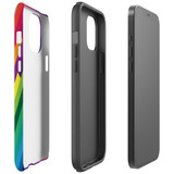 For iPhone 12 Pro Max Case, Protective Back Cover, rainbow pattern | iCoverLover Australia