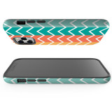 For iPhone 12 Pro Max Case, Protective Back Cover, Zigzag colorful Pattern | iCoverLover Australia