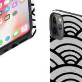 For iPhone 11 Pro Max Protective Case, Japanese Folk Wave Pattern | iCoverLover Australia