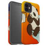 For iPhone 12 mini Case, Protective Back Cover, panda toilet | iCoverLover Australia