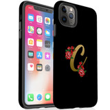 For iPhone 11 Pro Case, Protective Back Cover, Embellished Letter C | iCoverLover Australia