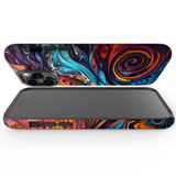 For iPhone 14 Pro Max Tough Protective Case, Swirling Paint | iCoverLover Australia