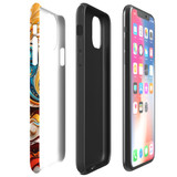 For iPhone 11 Pro Max Tough Protective Case, Swirling Gold | iCoverLover Australia
