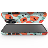 For iPhone 14 Pro Tough Protective Case, Poppy Field | iCoverLover Australia