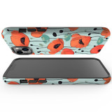 For iPhone 14 Tough Protective Case, Poppy Field | iCoverLover Australia