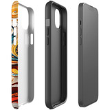 For iPhone 14 Tough Protective Case, Swirling Gold | iCoverLover Australia