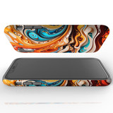 For iPhone XR Tough Protective Case, Swirling Gold | iCoverLover Australia