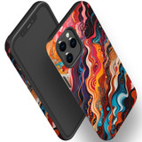 For iPhone 12 Pro Max Tough Protective Case, Waves Of The Sun | iCoverLover Australia