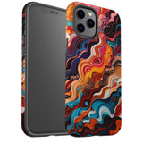 For iPhone 12 Pro Max Tough Protective Case, Waves Of The Sun | iCoverLover Australia