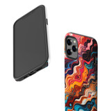 For iPhone 12 Pro Max Tough Protective Case, Waves Of The Sun | iCoverLover Australia