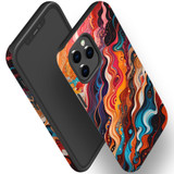 For iPhone 12 Pro/12 Tough Protective Case, Waves Of The Sun | iCoverLover Australia
