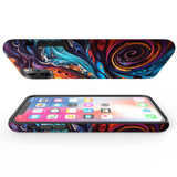 For iPhone 11 Pro Max Tough Protective Case, Swirling Paint | iCoverLover Australia