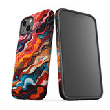 For iPhone 13 Tough Protective Case, Waves Of The Sun | iCoverLover Australia