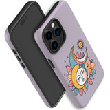 For iPhone 14 Pro Max Tough Protective Case, Sleeping Moon | iCoverLover Australia