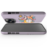 For iPhone 14 Pro Max Tough Protective Case, Sleeping Moon | iCoverLover Australia