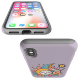 For iPhone XS Max Tough Protective Case, Sleeping Moon | iCoverLover Australia