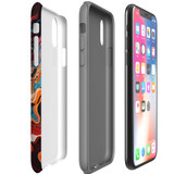 For iPhone XS Max Tough Protective Case, Waves Of The Sun | iCoverLover Australia