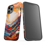 For iPhone 12 Pro Max Tough Protective Case, Sunny Waves | iCoverLover Australia