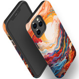 For iPhone 12 Pro Max Tough Protective Case, Sunny Waves | iCoverLover Australia