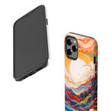 For iPhone 12 Pro Max Tough Protective Case, Sunny Waves | iCoverLover Australia