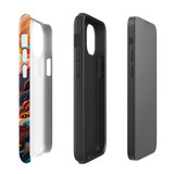 For iPhone 13 mini Tough Protective Case, Sunny Waves | iCoverLover Australia