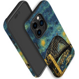 For iPhone 14 Pro Max Tough Protective Case, Painting Of The Harbour Bridge | iCoverLover Australia