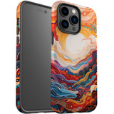 For iPhone 14 Pro Tough Protective Case, Sunny Waves | iCoverLover Australia