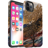 For iPhone 11 Pro Max Tough Protective Case, Mysterious Golden Tree | iCoverLover Australia