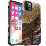 For iPhone 11 Pro Tough Protective Case, Mysterious Golden Tree | iCoverLover Australia