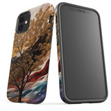 For iPhone 12 mini Tough Protective Case, Mysterious Golden Tree | iCoverLover Australia