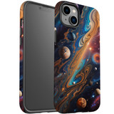 For iPhone 14 Plus Tough Protective Case, Planets Of The Universe | iCoverLover Australia