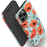 For iPhone 12 Pro Max Tough Protective Case, Poppy Field | iCoverLover Australia