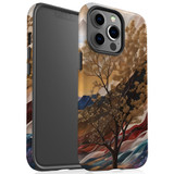 For iPhone 13 Pro Tough Protective Case, Mysterious Golden Tree | iCoverLover Australia