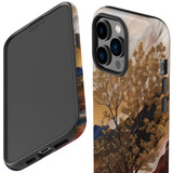 For iPhone 14 Pro Tough Protective Case, Mysterious Golden Tree | iCoverLover Australia