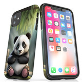 For iPhone 11 Tough Protective Case, Happy Panda | iCoverLover Australia