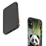 For iPhone 12 mini Tough Protective Case, Happy Panda | iCoverLover Australia