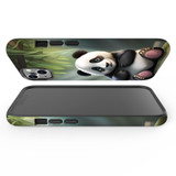 For iPhone 13 Tough Protective Case, Happy Panda | iCoverLover Australia