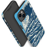 For iPhone 14 Plus Case Tough Protective Cover, Japanese Wave | iCoverLover Australia