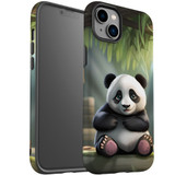 For iPhone 14 Tough Protective Case, Happy Panda | iCoverLover Australia