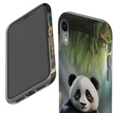 For iPhone XR Tough Protective Case, Happy Panda | iCoverLover Australia